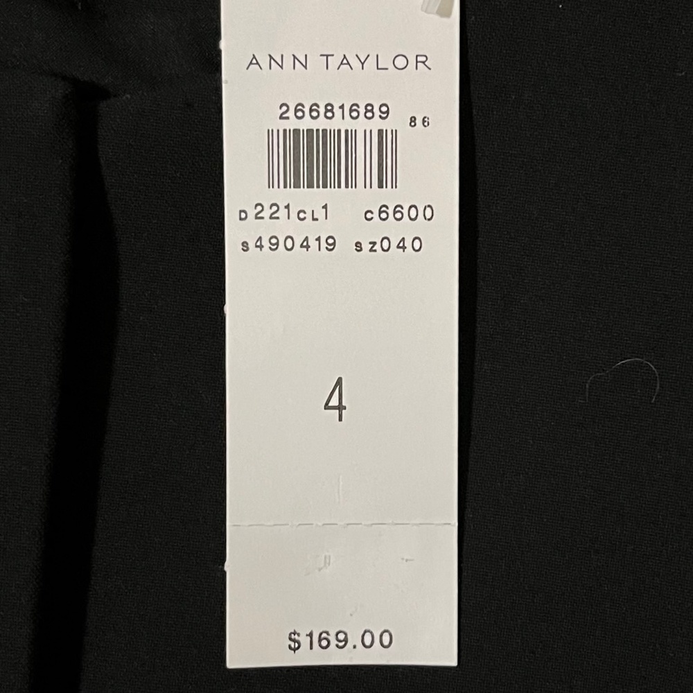 Ann Taylor Black Collarless Blazer - Picture 8 of 15